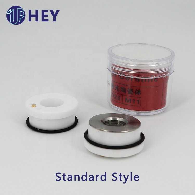 High quality D28M11 fiber laser ceramic holder can be used for precitec HANS WSX Raytools and other laser cutting heads