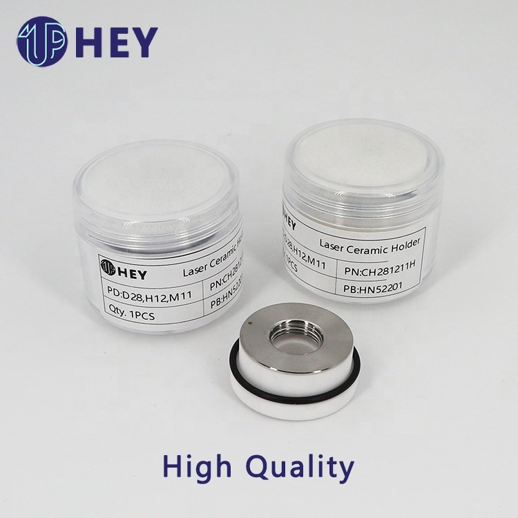 High quality D28M11 fiber laser ceramic holder can be used for precitec HANS WSX Raytools and other laser cutting heads