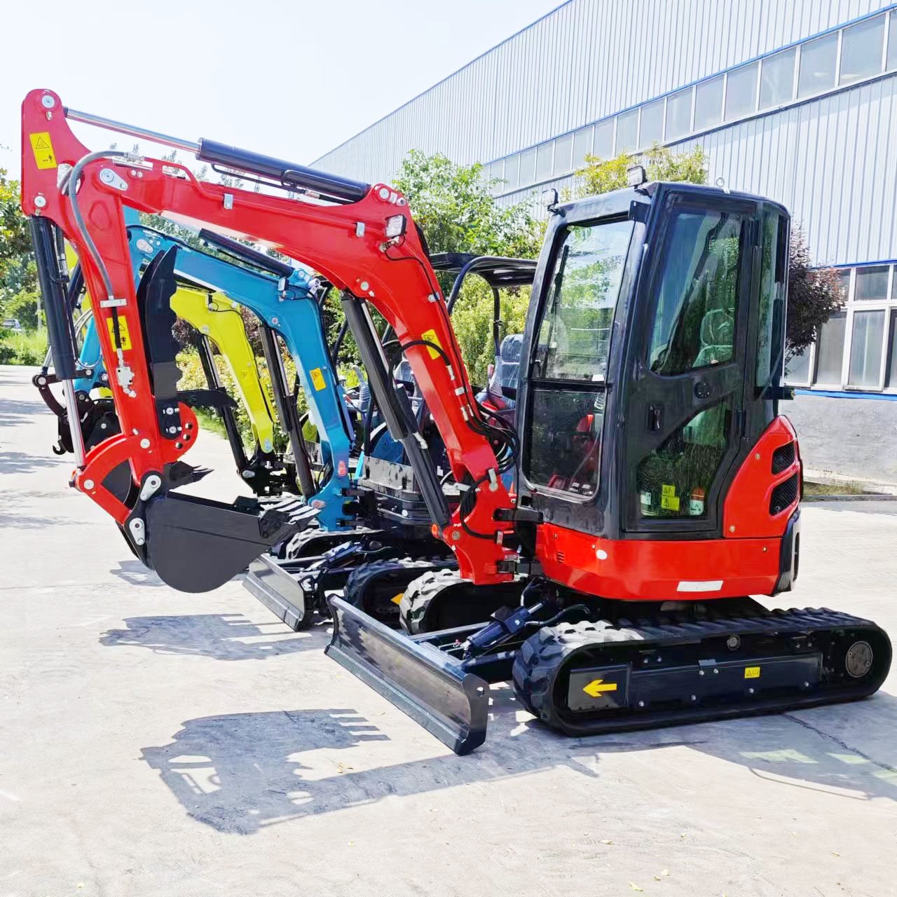 3.5 Ton Mini Excavator 1 Ton 2 Ton EPA Engine Crawler Digger Chinese Farm Used Small Excavator Machine
