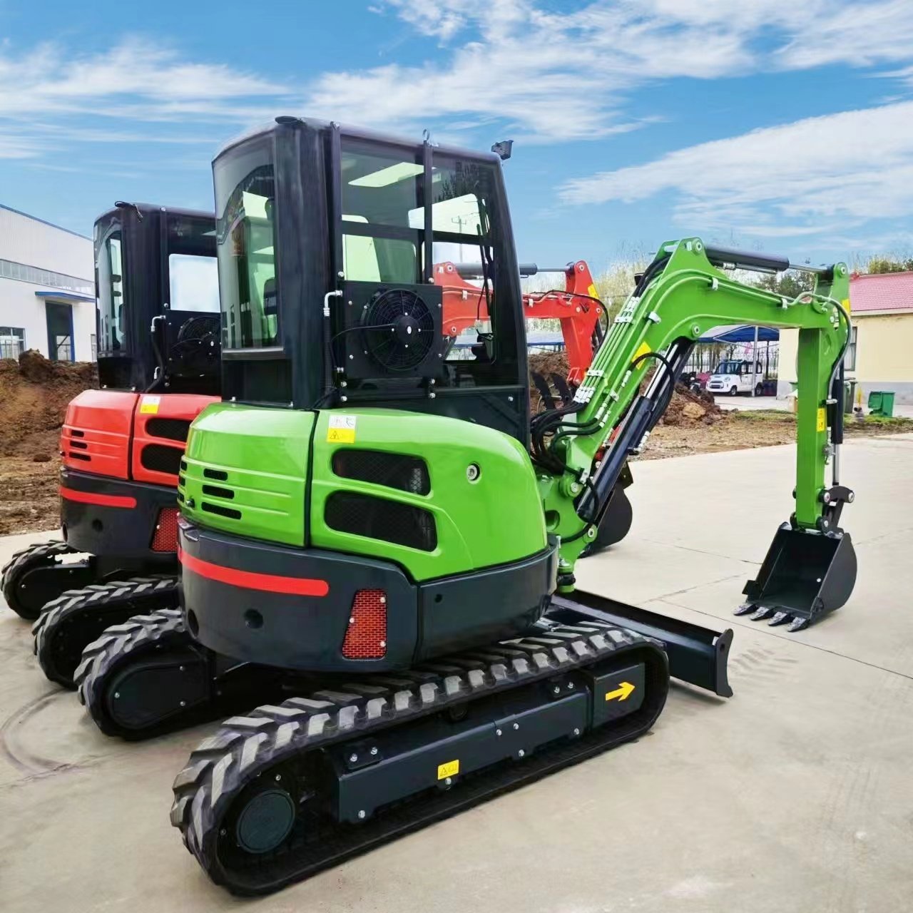 3.5 Ton Mini Excavator 1 Ton 2 Ton EPA Engine Crawler Digger Chinese Farm Used Small Excavator Machine
