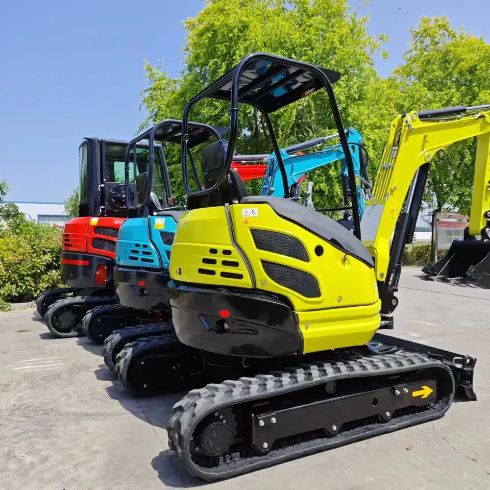 3.5 Ton Mini Excavator 1 Ton 2 Ton EPA Engine Crawler Digger Chinese Farm Used Small Excavator Machine