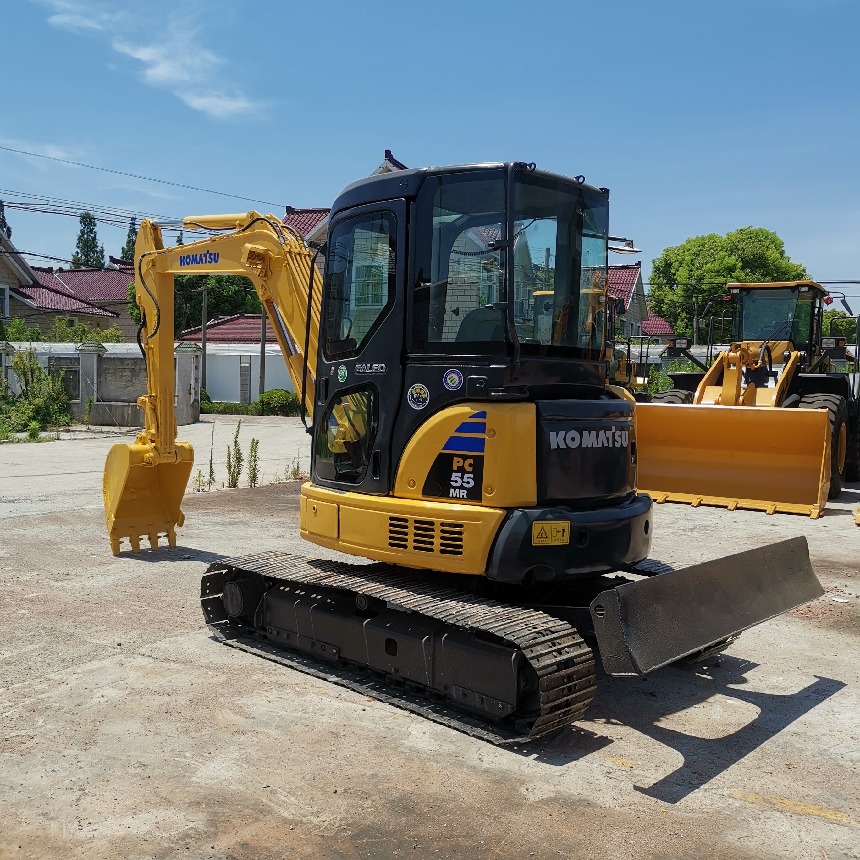 farm machinery Used Mini Excavator PC55 in Shanghai for Sale/Used Komatsu PC55 Excavator MADE IN JAPAN
