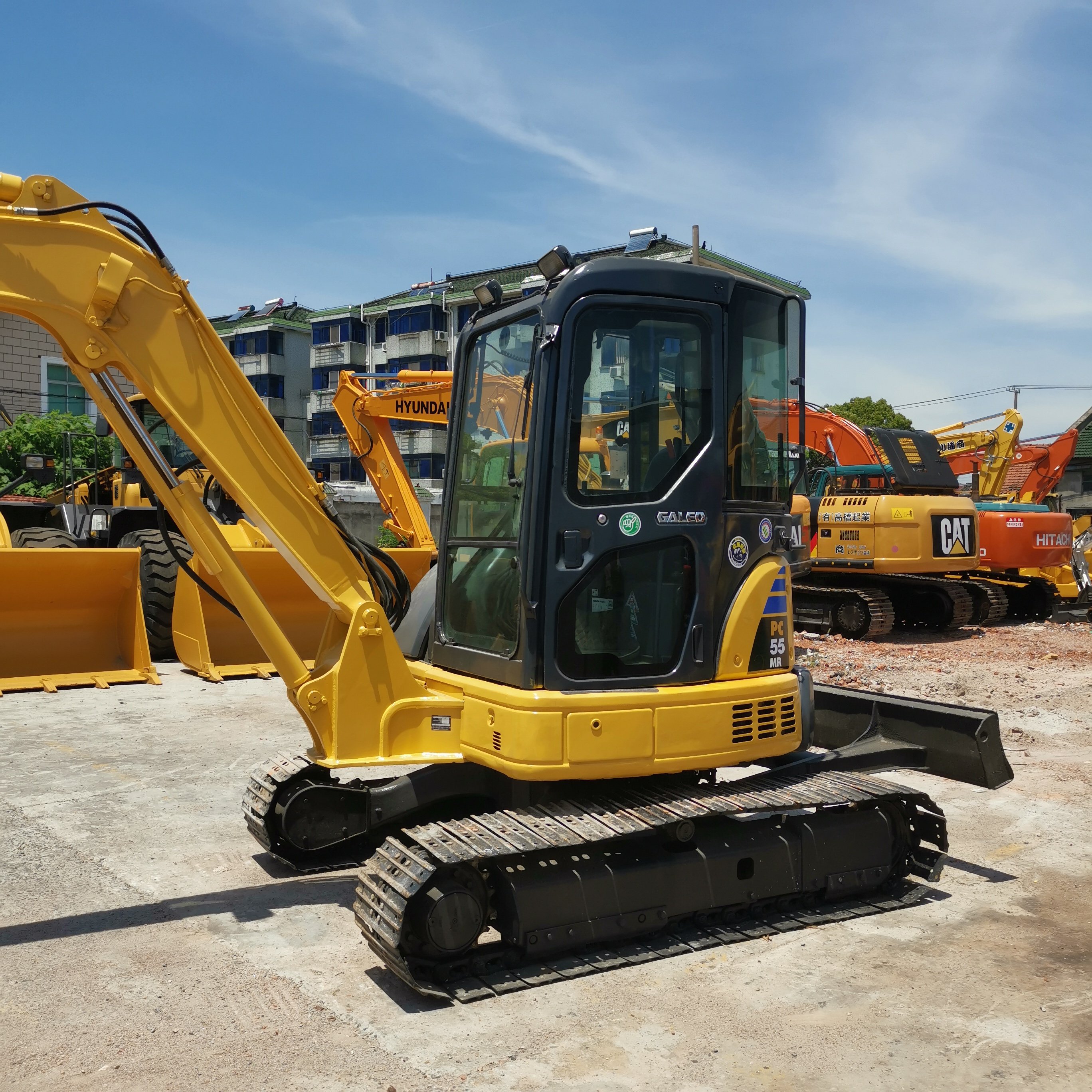 farm machinery Used Mini Excavator PC55 in Shanghai for Sale/Used Komatsu PC55 Excavator MADE IN JAPAN