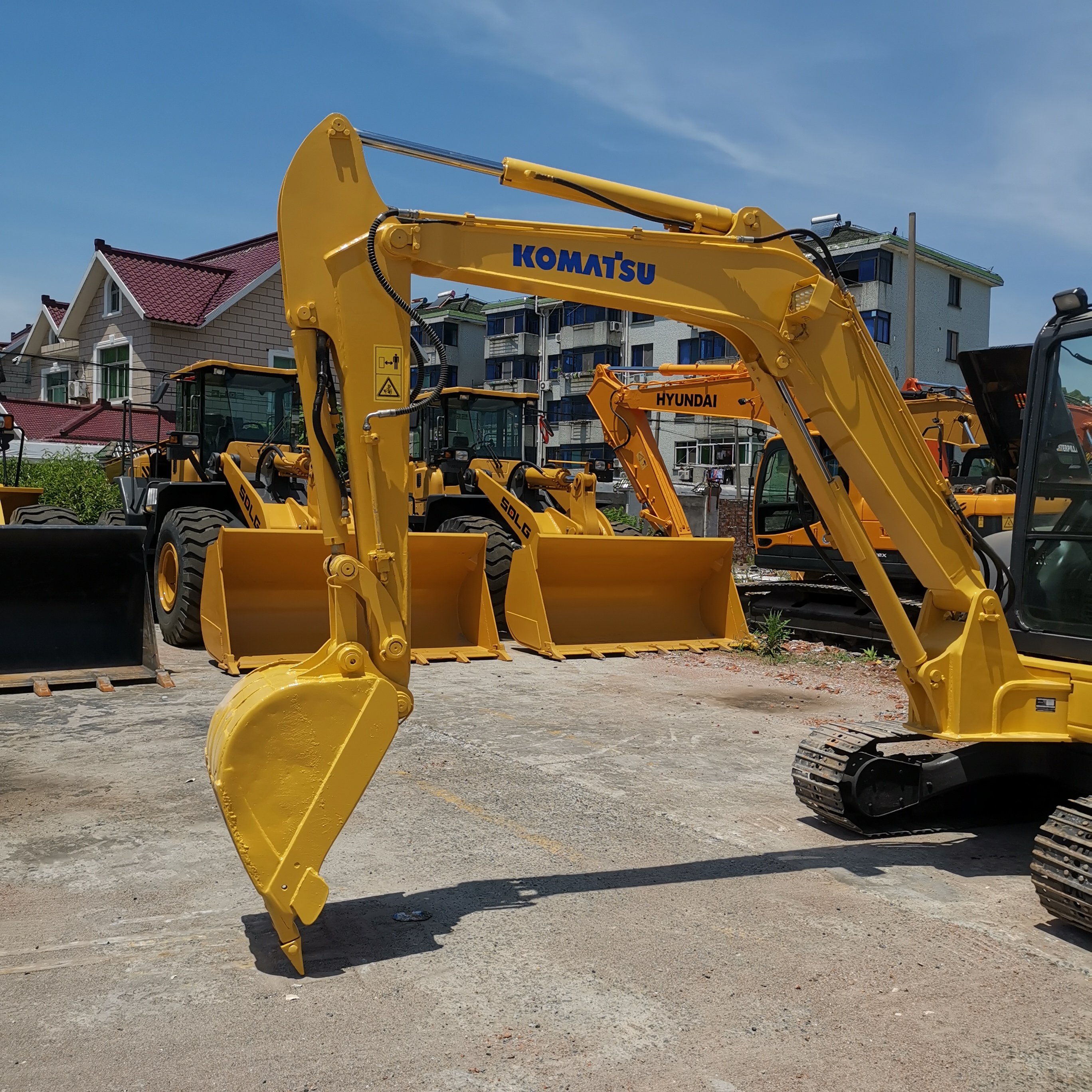 farm machinery Used Mini Excavator PC55 in Shanghai for Sale/Used Komatsu PC55 Excavator MADE IN JAPAN