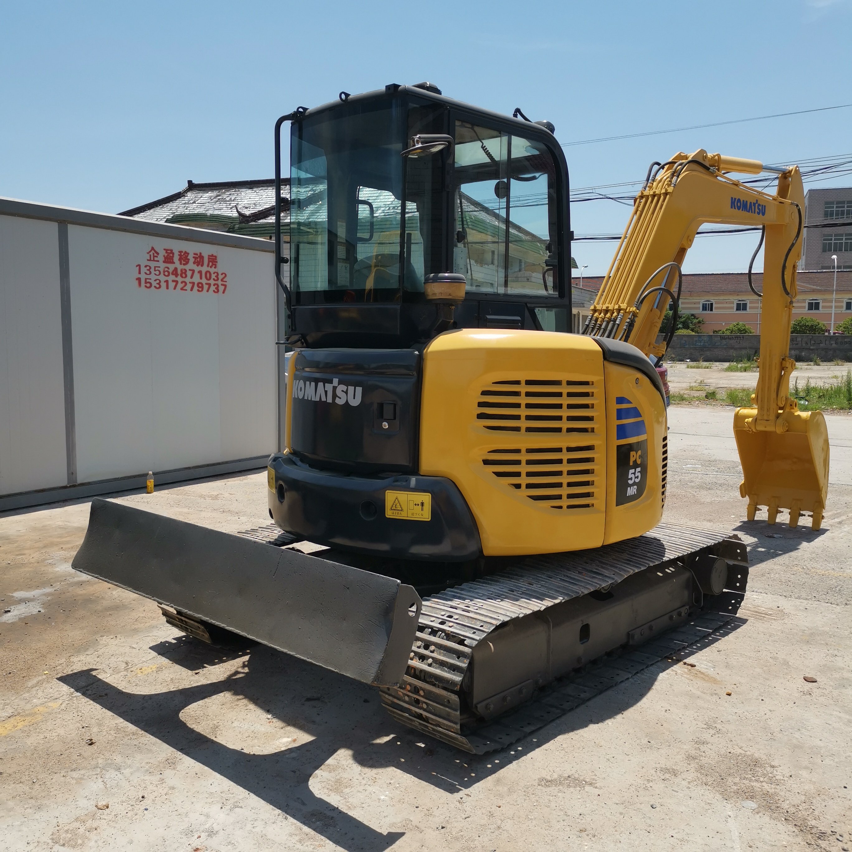 farm machinery Used Mini Excavator PC55 in Shanghai for Sale/Used Komatsu PC55 Excavator MADE IN JAPAN