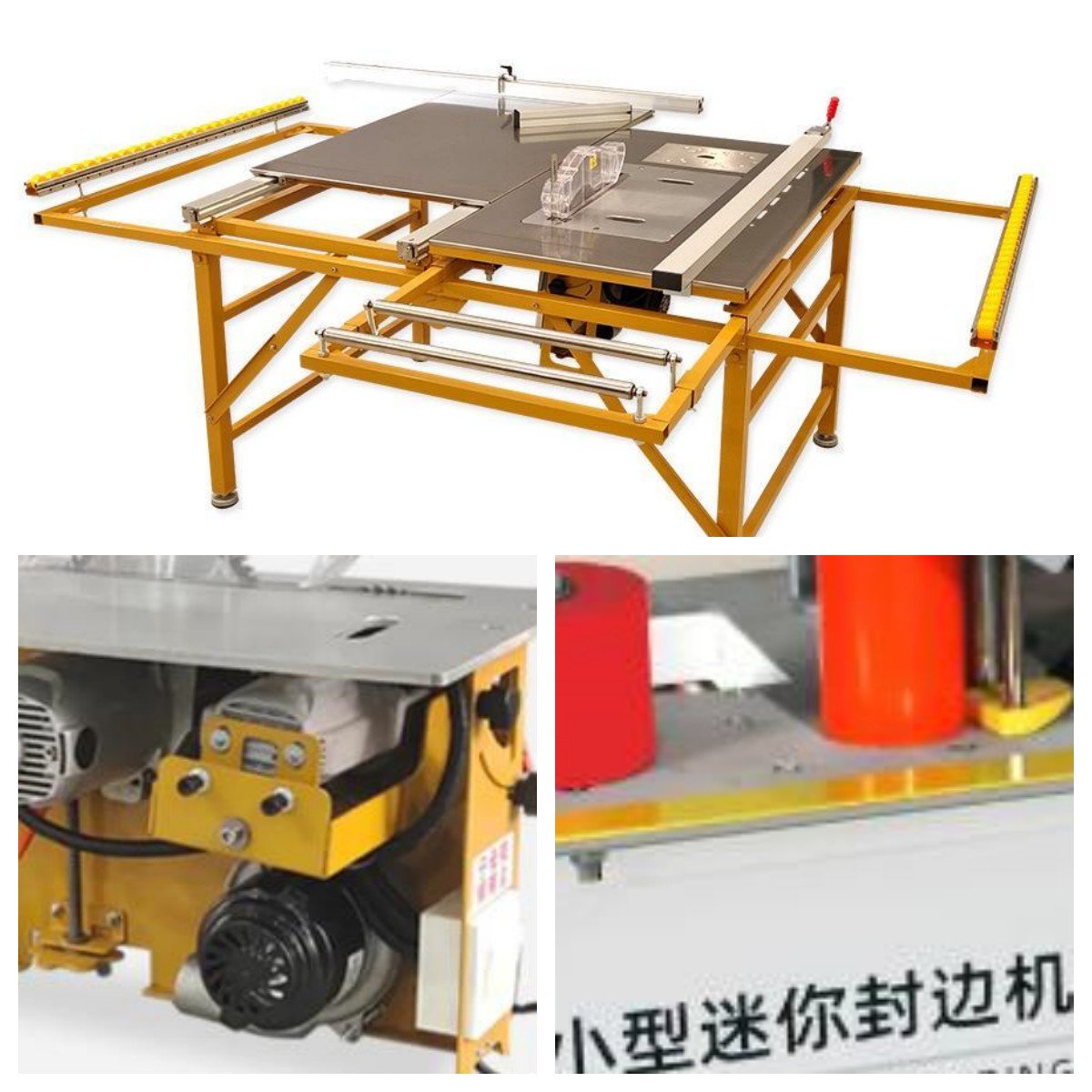 The small edge sealing machine used on the saw table is small in size and convenient to carry