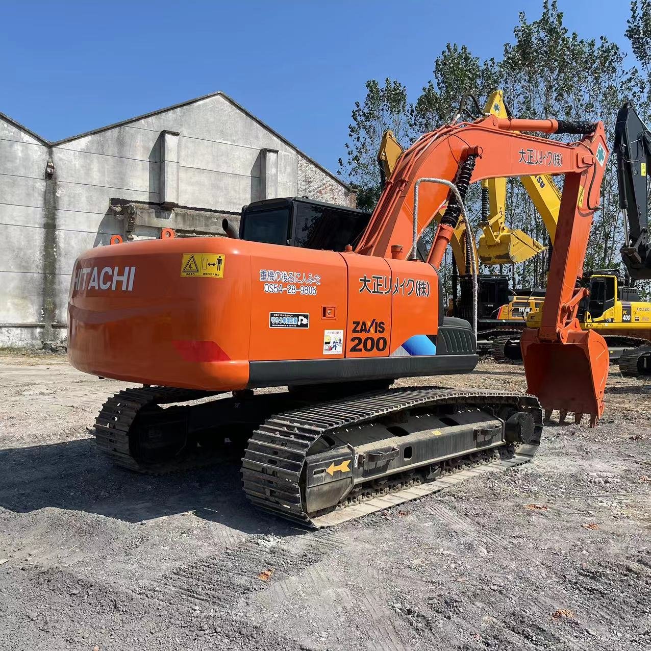 Japan original used 20ton Medium excavator Hitahchi zx200 in stock used Hitachi machinery zx 60 70 120 on sale