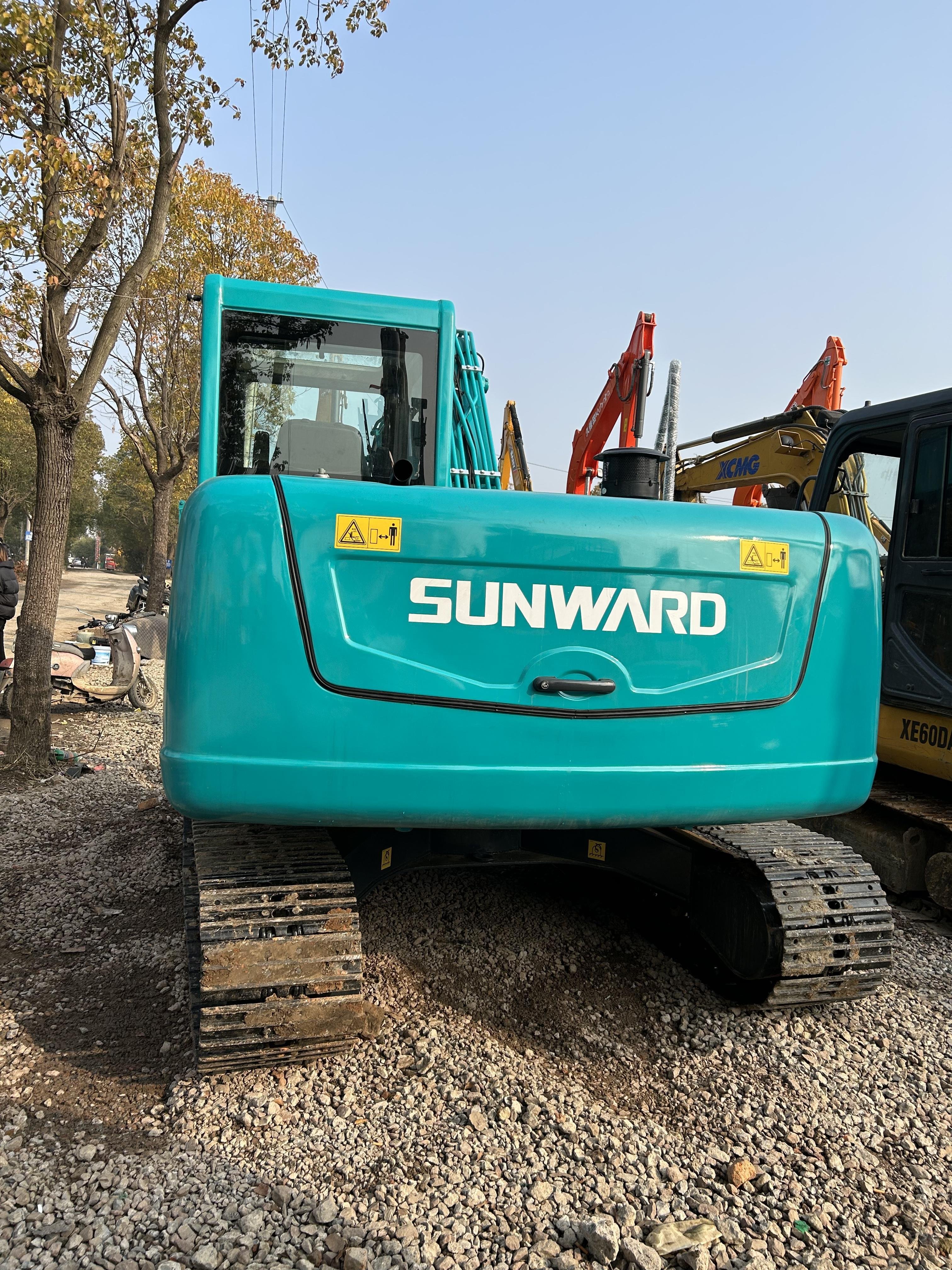 Used excavator SUNWARD SWE90E 80E 70E 60E china well-know brand swe60e swe70e swe90e swe100e second-hand digger swe60e for sale
