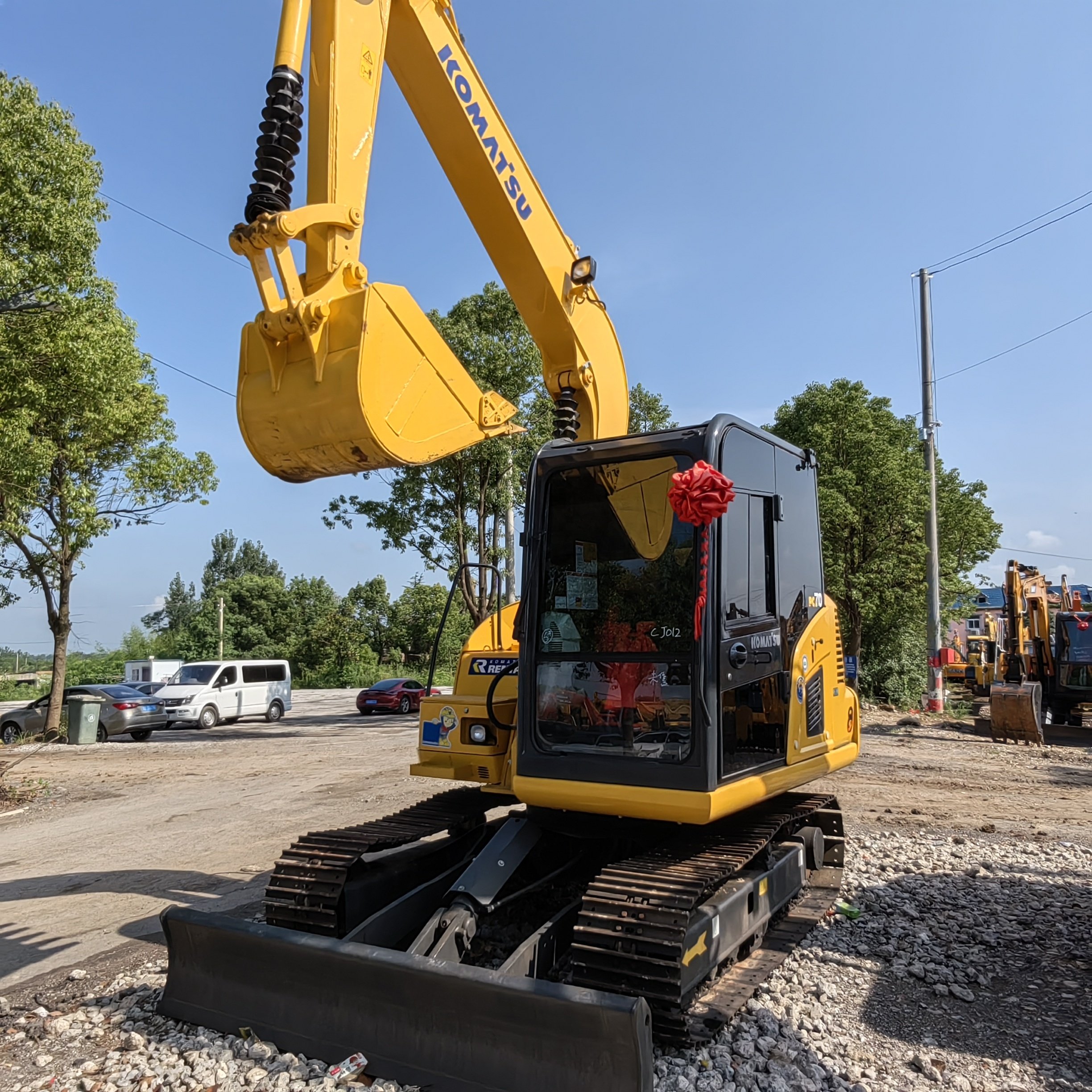 Low Price Second hand Mini excavators Used exacvator KOMATSU PC70 PC55