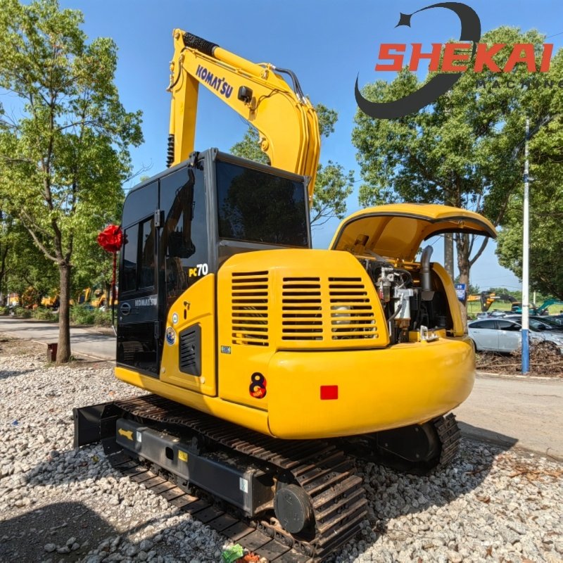 Low Price Second hand Mini excavators Used exacvator KOMATSU PC70 PC55