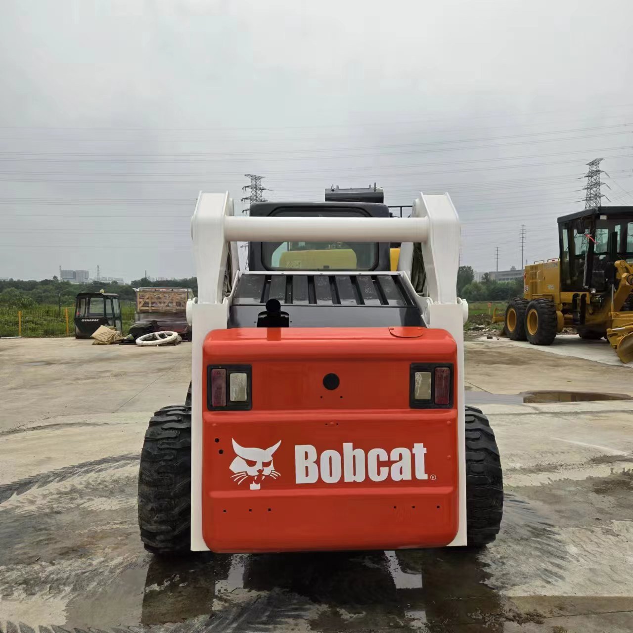 Construction Machine Used Mini Skid Steer Loader Bobcat s450 s300 s160 4wd 1 ton wheel small skid steer loader with bucket