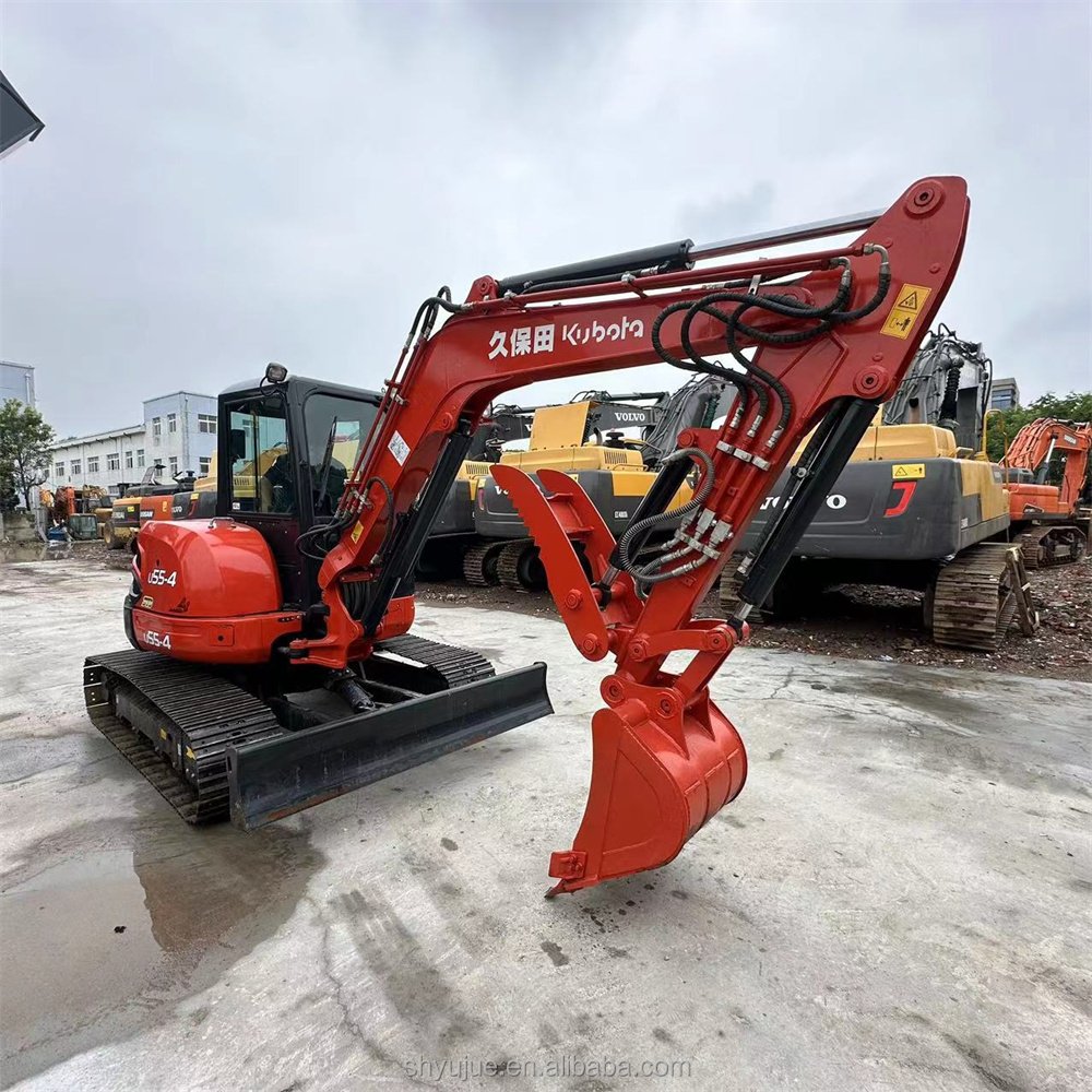 Used Original Japan Mini Small Digger Kubota Excavadora U55-4 Secondhand Crawler Excavator for sale