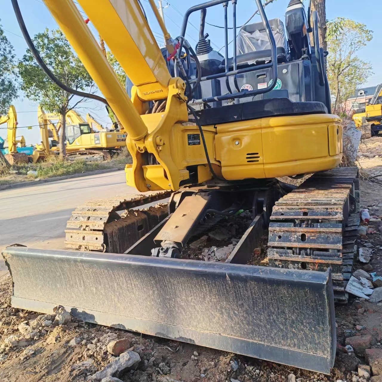 Mini second-hand farm used excavator KOMATSU PC35MR 3.5TON good condition mchine with epa and ce supports customization