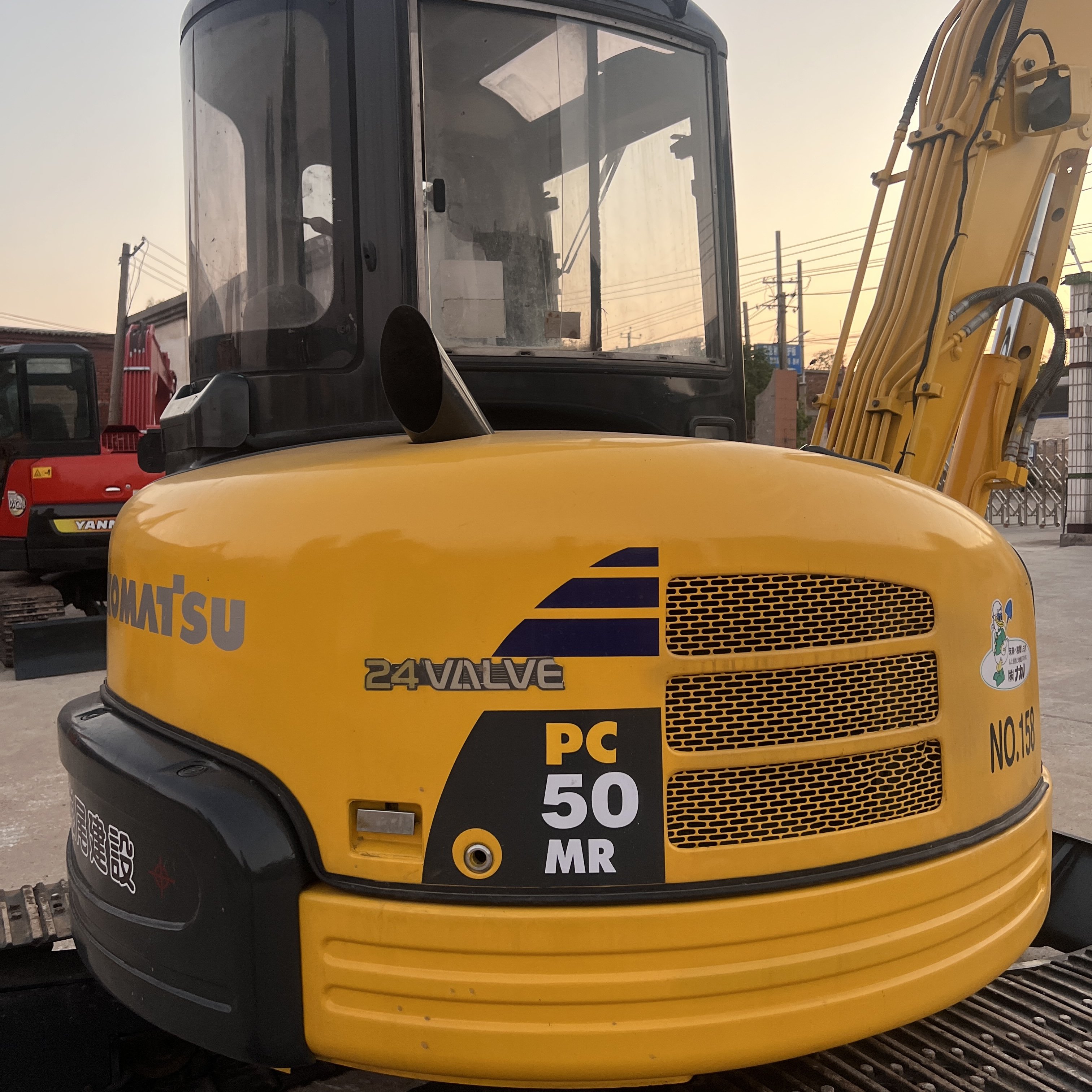 used mini excavator Japan made KOMATSU 5ton PC50 crawler excavator for sale