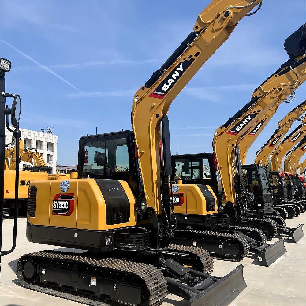 Cheap Price New China Brand High Quality 5 Ton SY55C Mini Sany Excavator