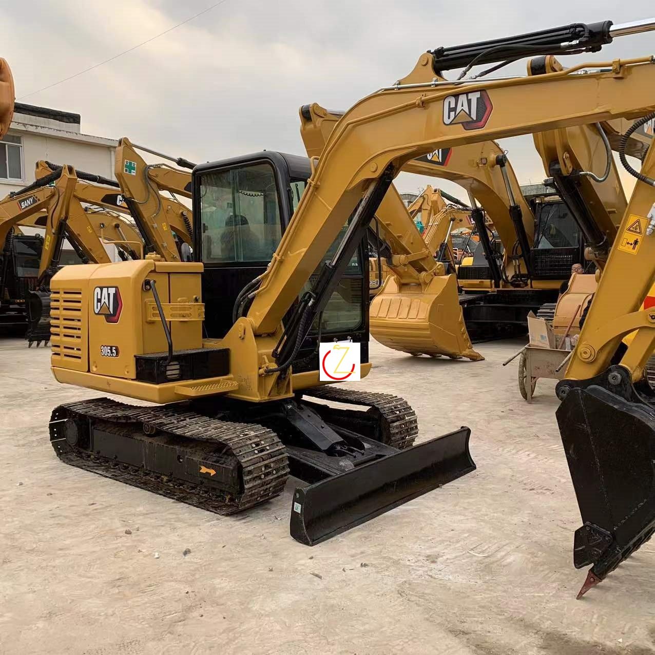 Used Crawler excavator construction machinery CAT305.5 306 307 secondhand used construction machinery for sale