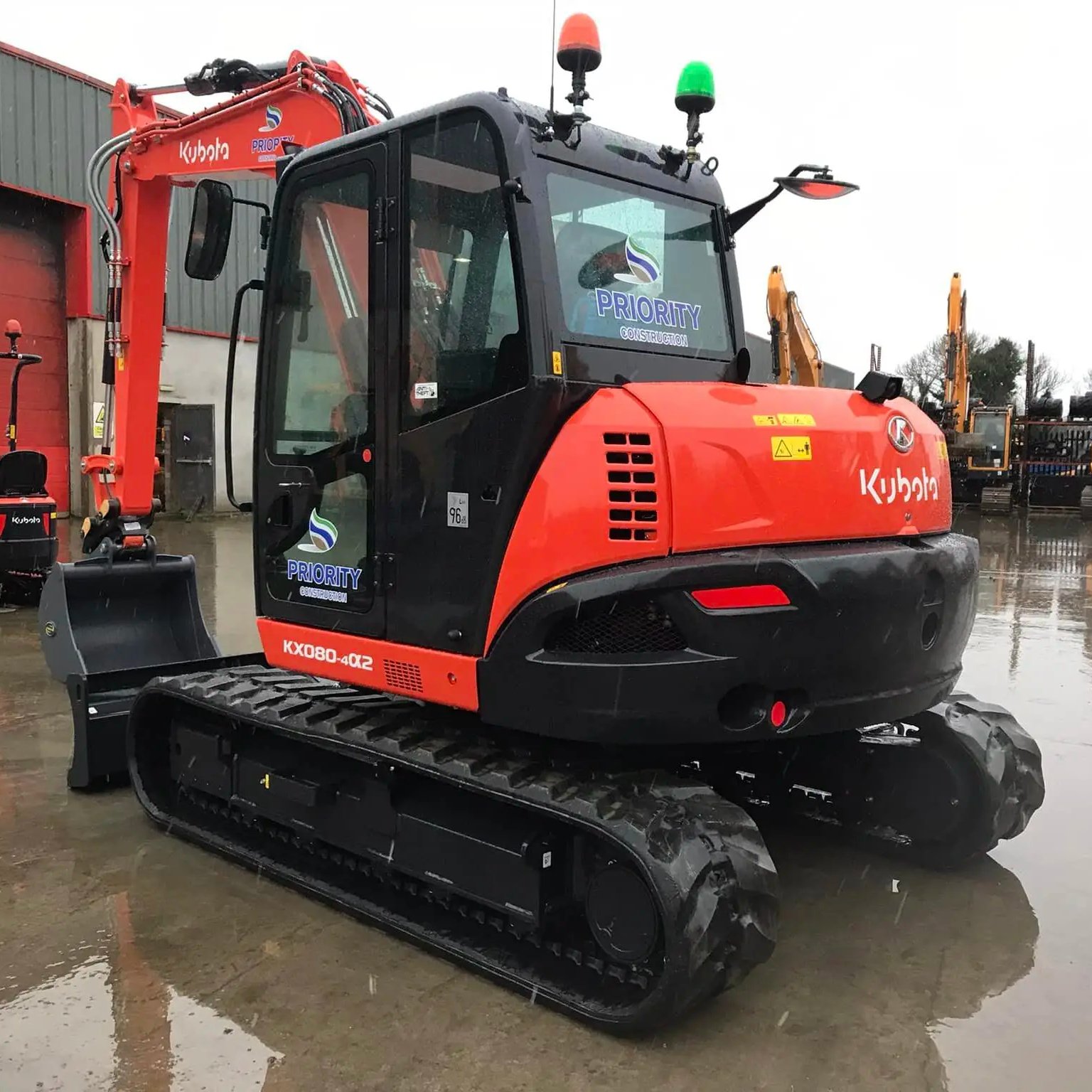 Used Construction Machinery KX080-4 KUBOTA Crawler Excavator Cheap Price