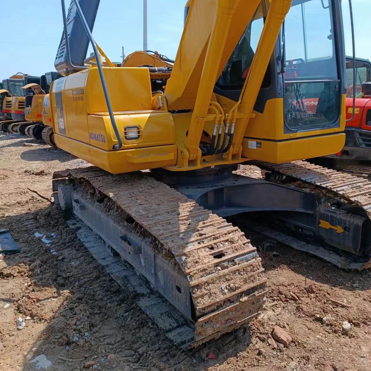 Second-Hand Komatsu PC160 Used Japan Excavator Digging Machine / Used 16 ton Excavator for Sale PC 160 160-7 PC160-7