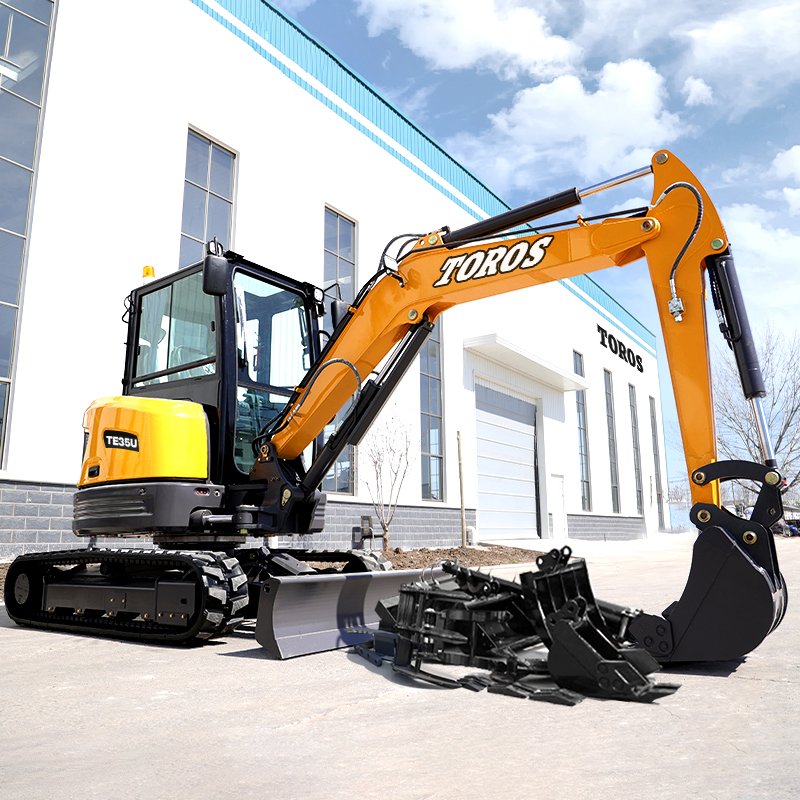 EPA Engine Mini Excavators 4 Ton Multifunctional Minibagger Farm Used New Crawler Digger Mini Excavators machine