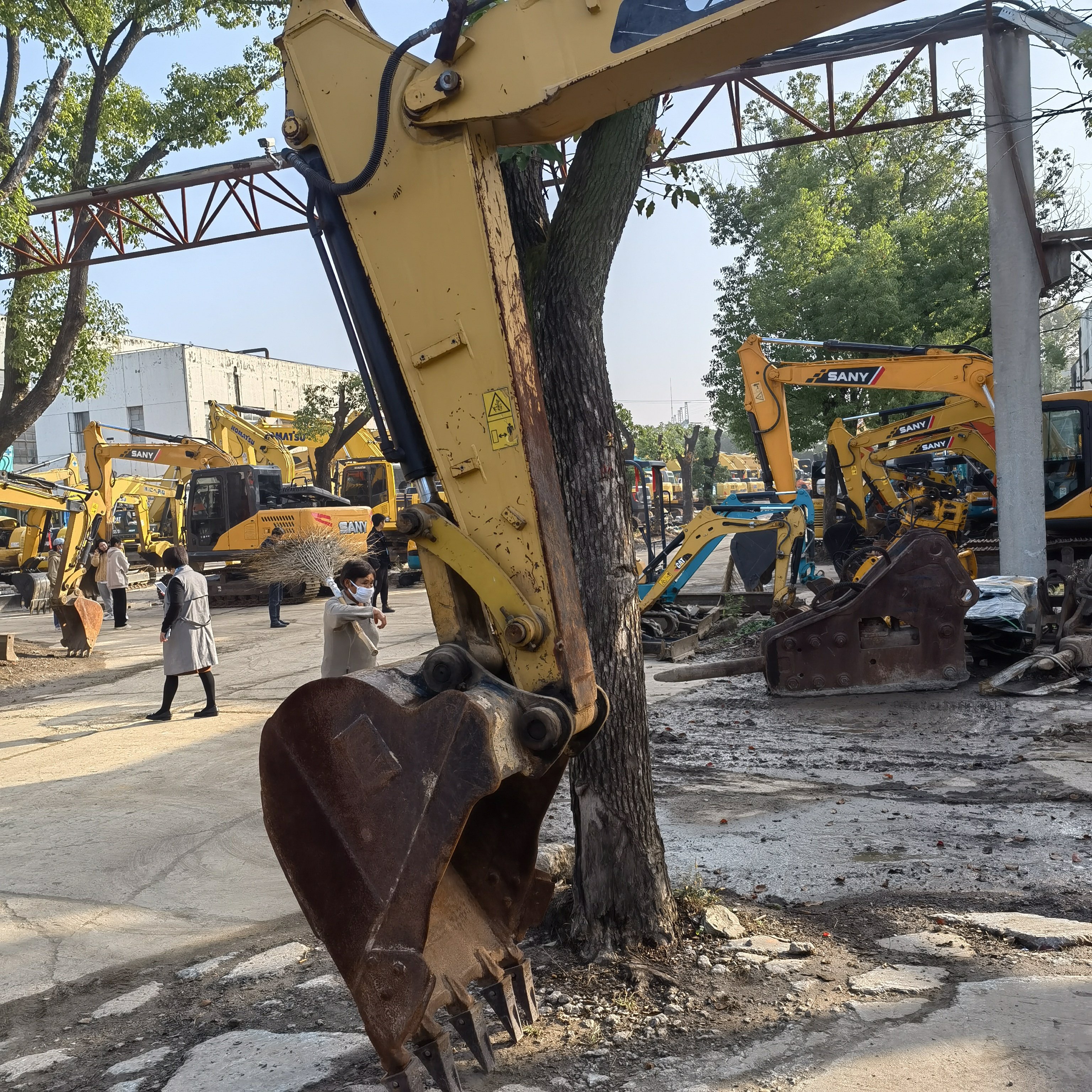 Caterpillar 307E used excavator - CAT send hand smail earthmoving machinery - used construction machinery
