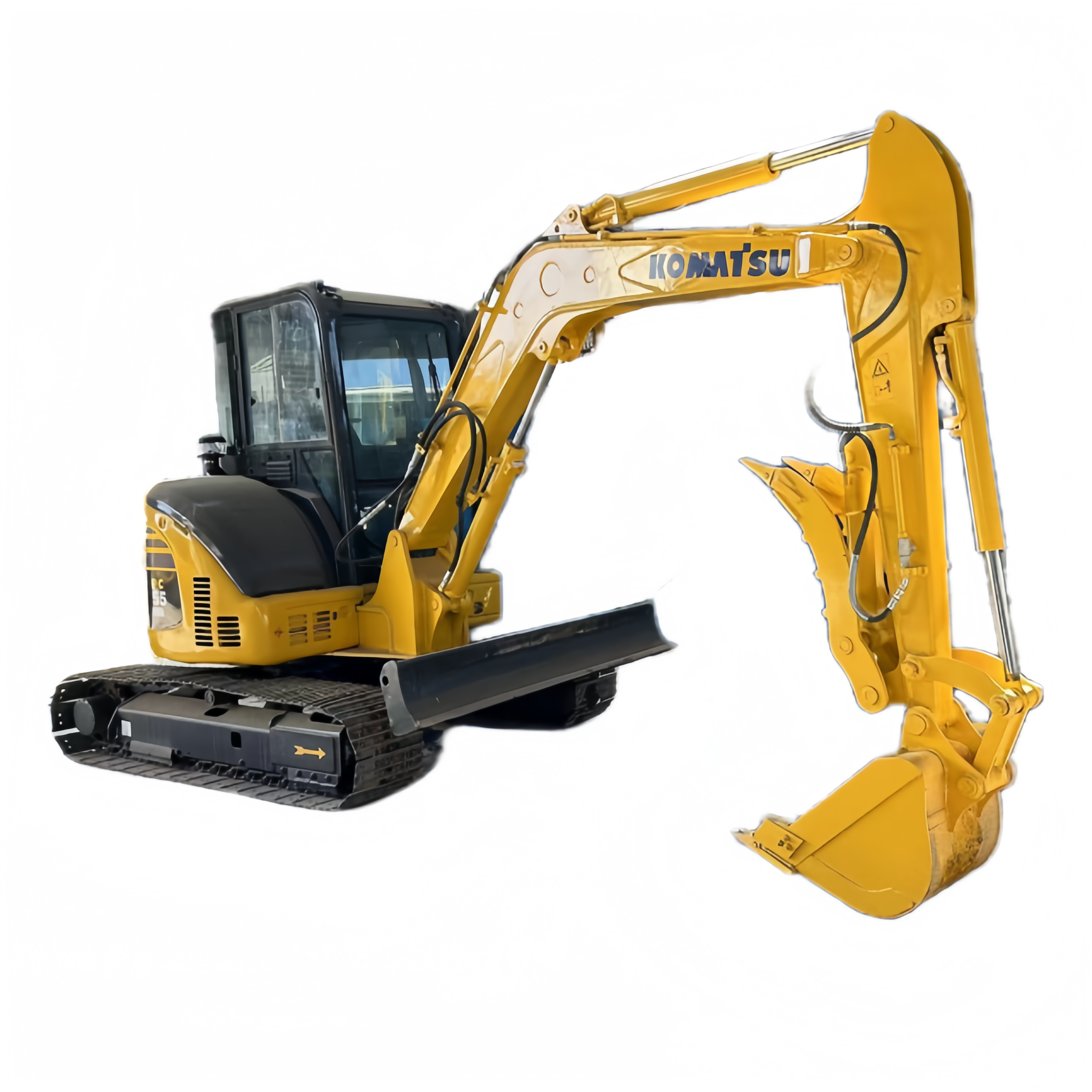 Used komatsu good condition machinery PC55MR excavator with high quality
