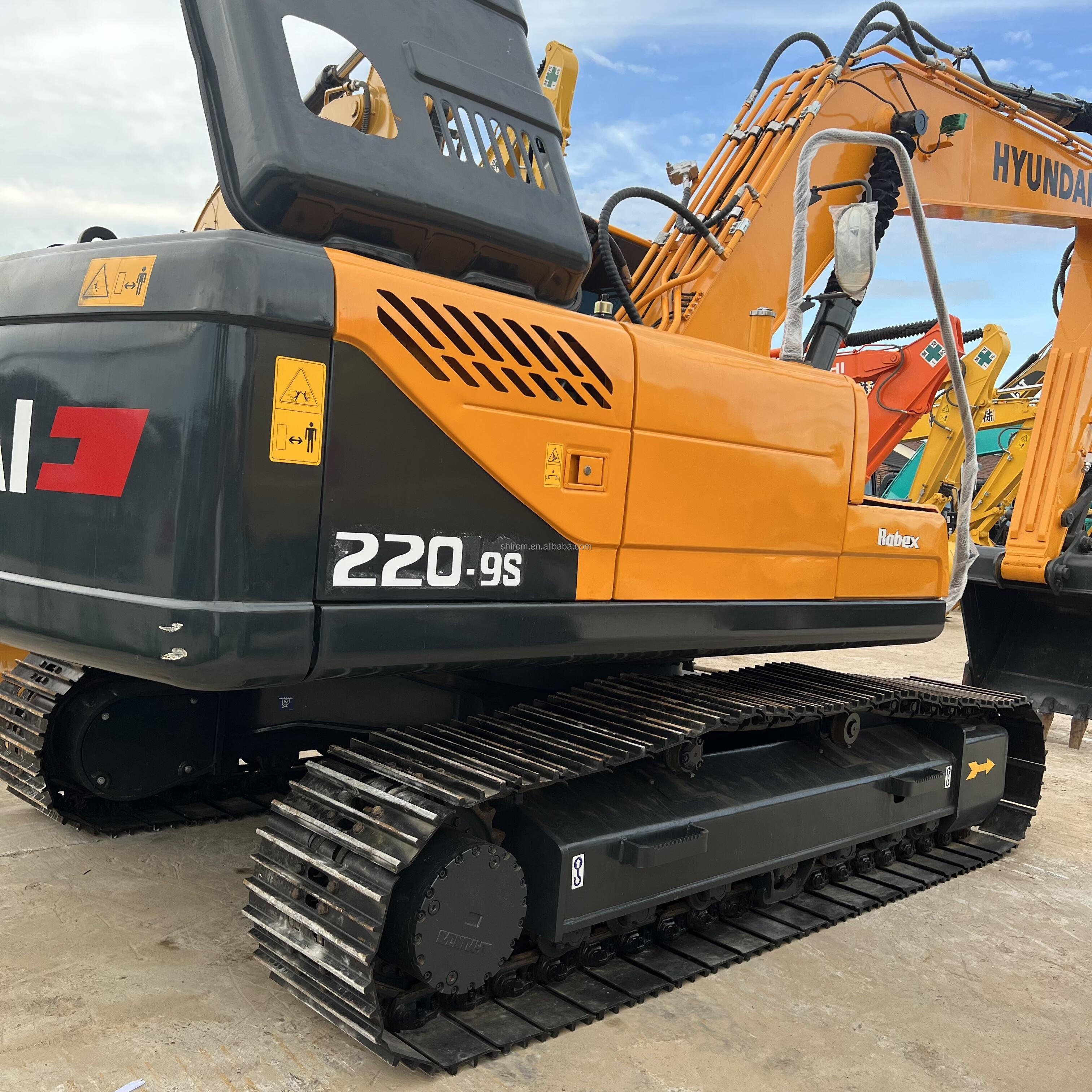Used Hyundai 220LC-9s korean excavators simple engine machine construction equipment hyundai 220 / 210 used machinery