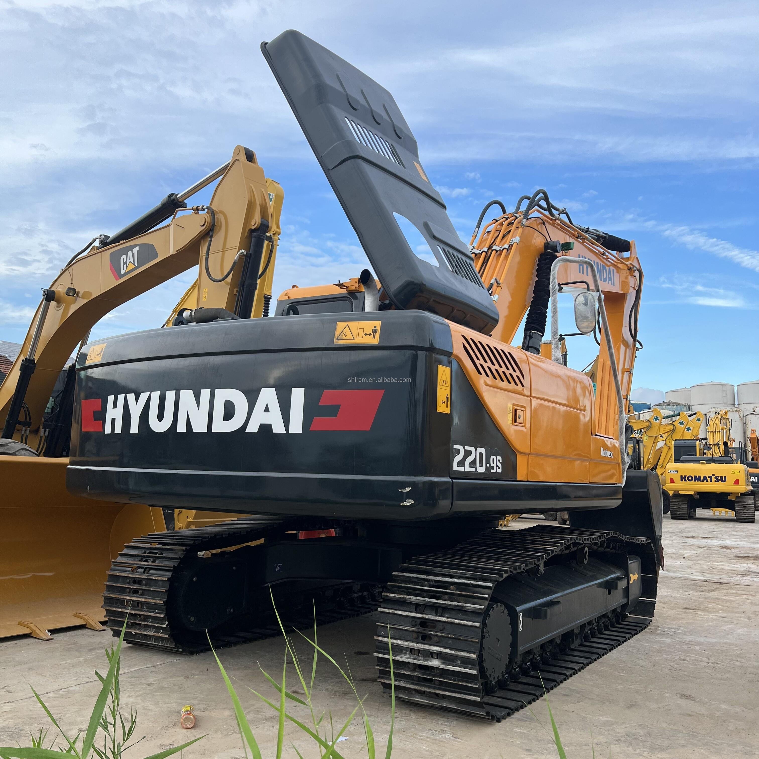 Used Hyundai 220LC-9s korean excavators simple engine machine construction equipment hyundai 220 / 210 used machinery