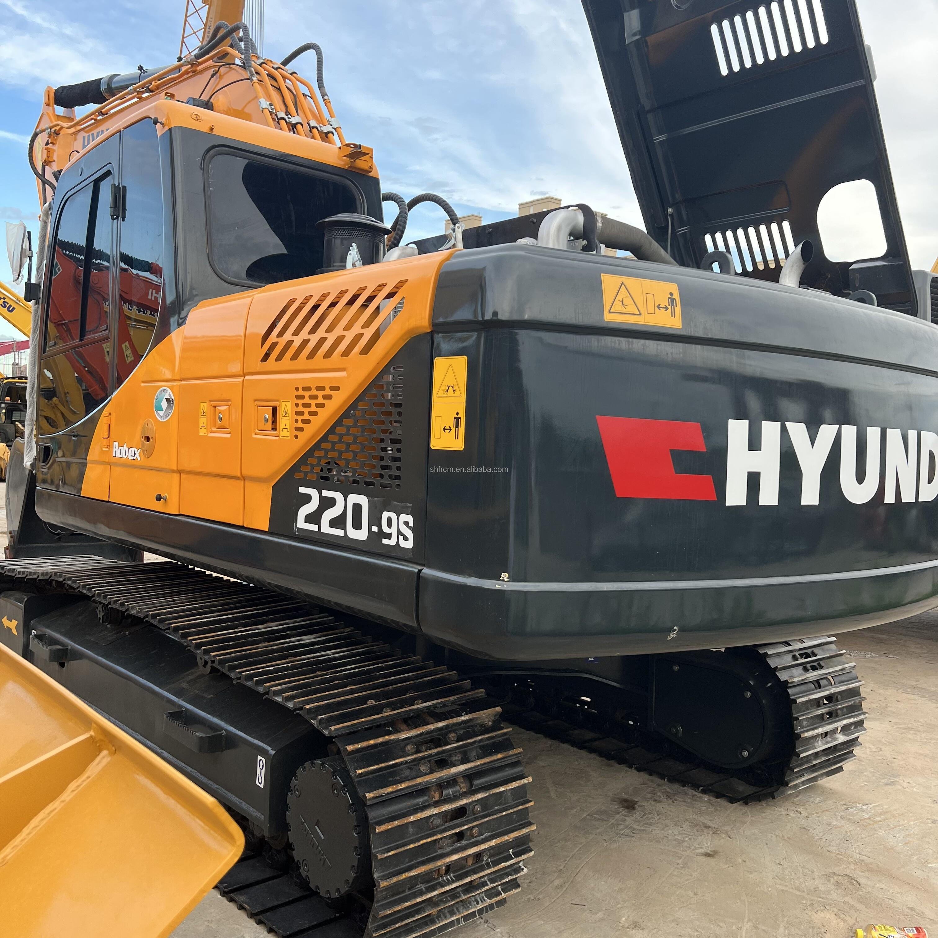 Used Hyundai 220LC-9s korean excavators simple engine machine construction equipment hyundai 220 / 210 used machinery