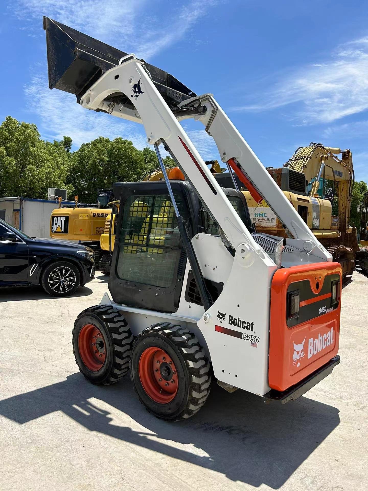 The best selling used construction machinery in USA Bobcat S450 skip steer loader2.8ton high quality and cheap price