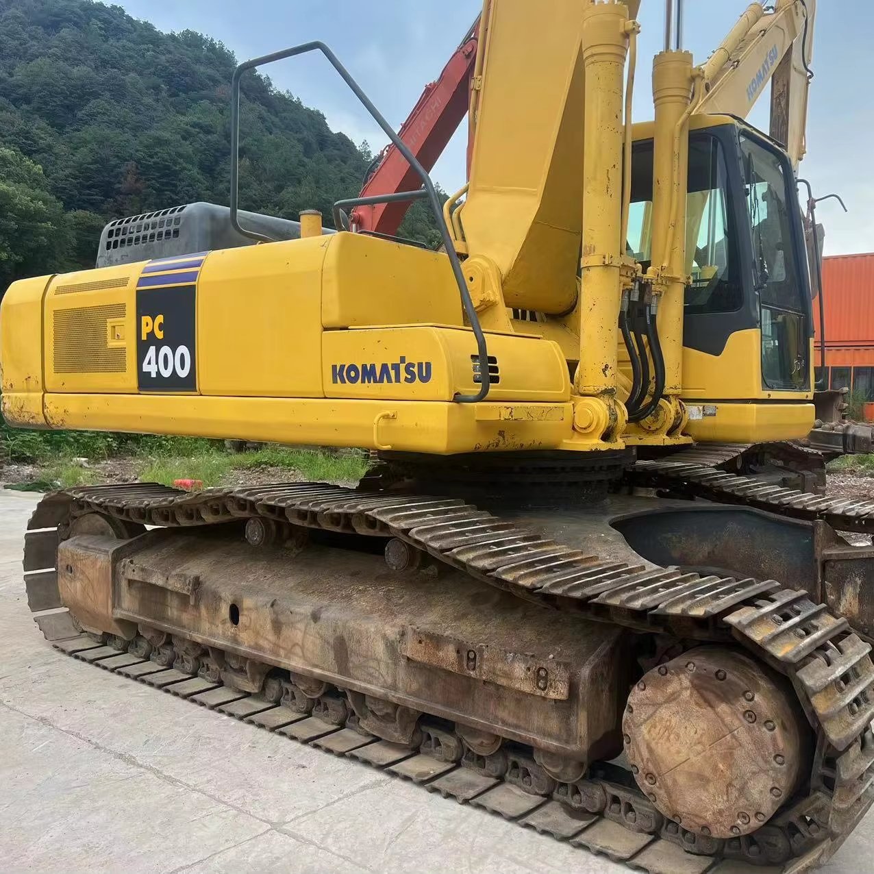 Construction Machinery 40 Tons Used Komatsu Excavator Pc400-7 Crawler Excavator Original Japan Komatsu 400-7 For Sale