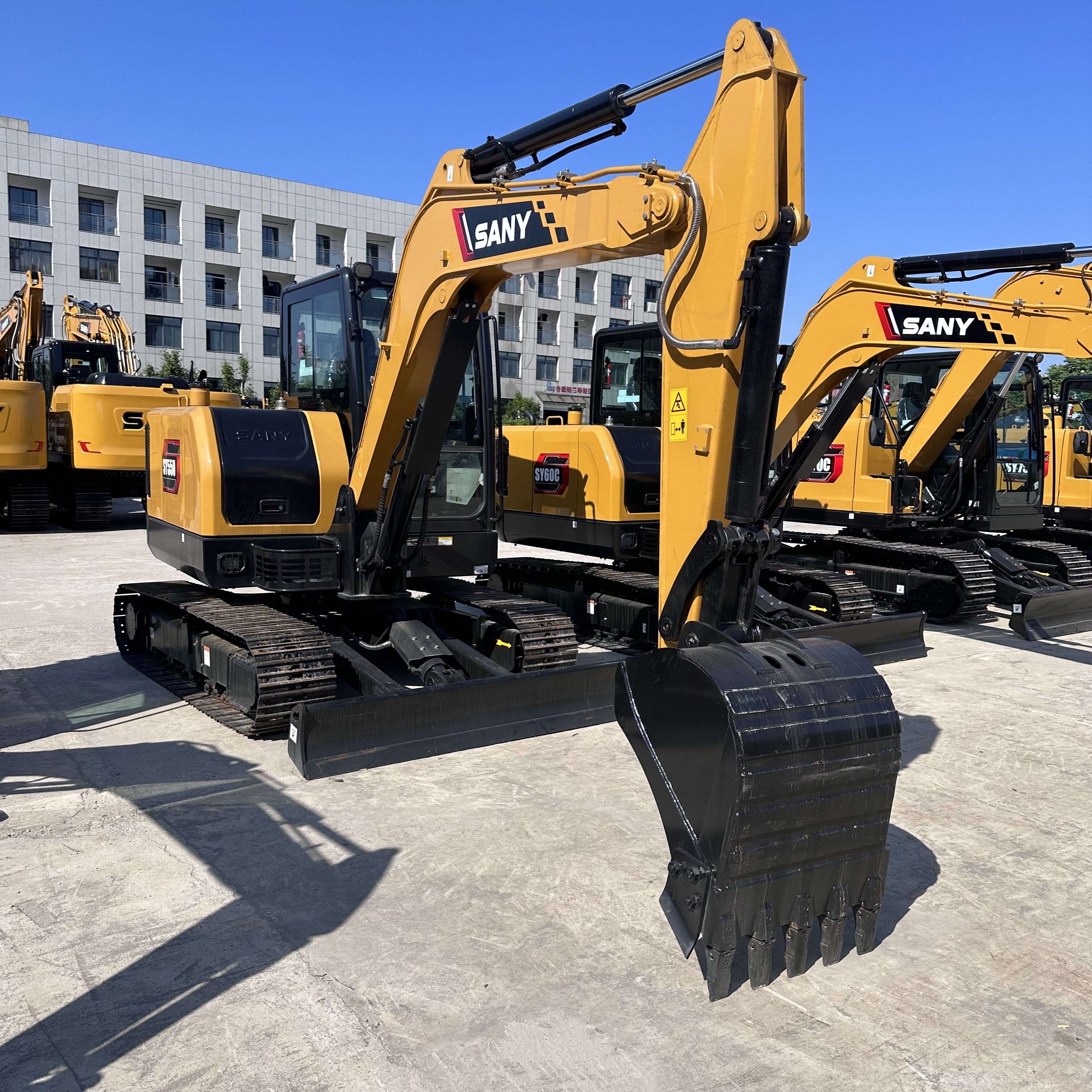 China made Sany sy55 5 Ton used excavators sany sy55 sy55c sy55c-10 sy55u sy55c pro mini crawler excavator digger SY55U