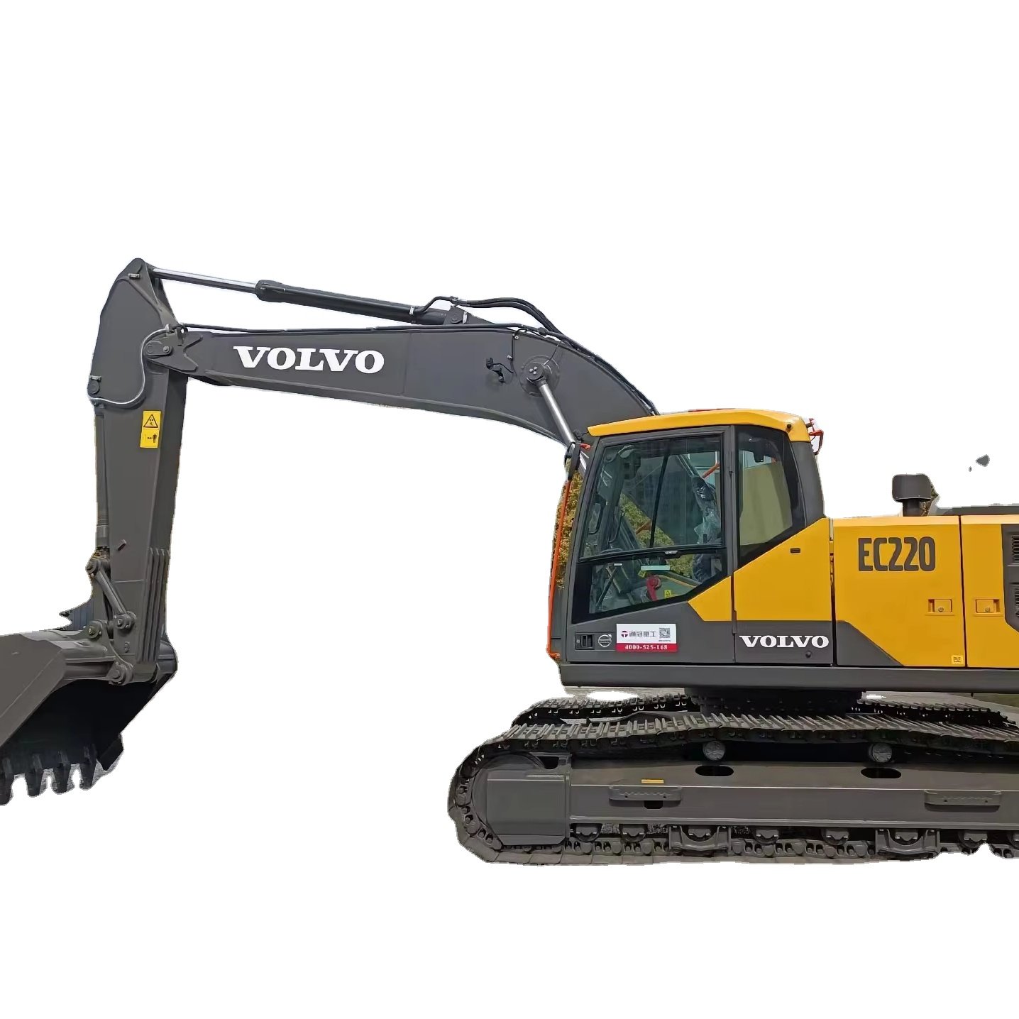 Used 24-Ton Volvo EC220 Excavator Large Second-Hand Digging Machine