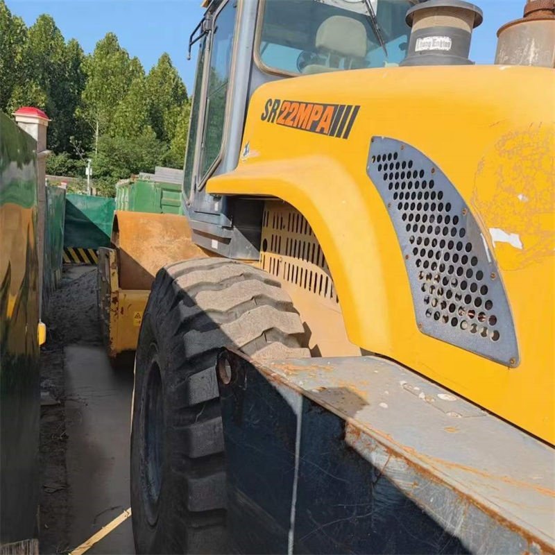 EXCELLENT PERFORMANCE USED ROAD ROLLER SR26M SR22M USED DOUBLE DRUM ROLLER 1 TON 4 TON USED ROAD ROLLER 10 TON