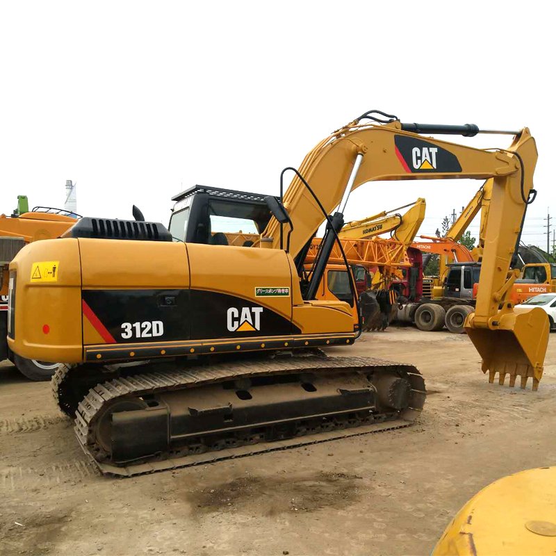 High quality and active Second Hand used Excavators CAT312D , second-hand excavators CAT 312 D in shanghai