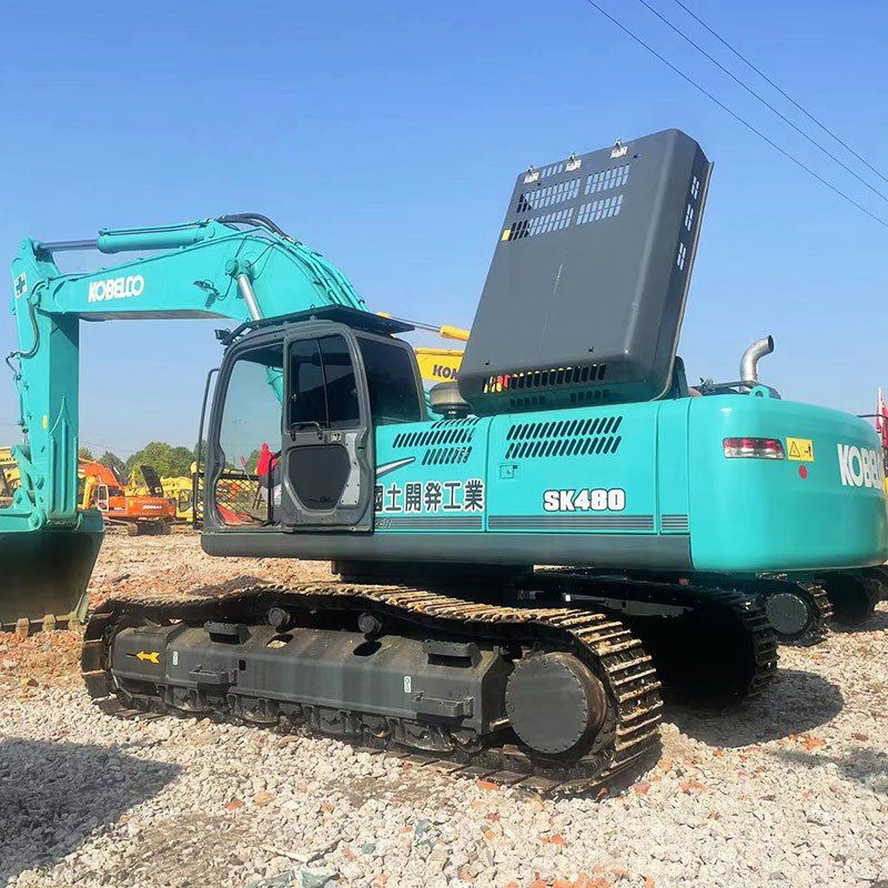 Building Machinery Kobelco480 Used heavy excavators for sale Japan 48ton original used Kobelco SK480 large earthwork digger