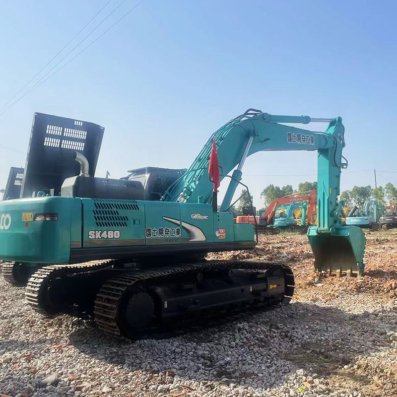 Building Machinery Kobelco480 Used heavy excavators for sale Japan 48ton original used Kobelco SK480 large earthwork digger