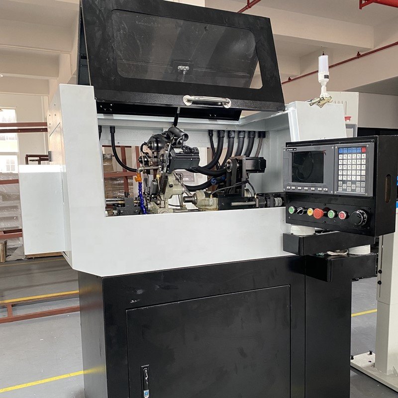 Less Than 7mm China Popular Rotary Turning Cnc Lathe Automatic Milling Machine Small Metal Cutting Lathe Machine