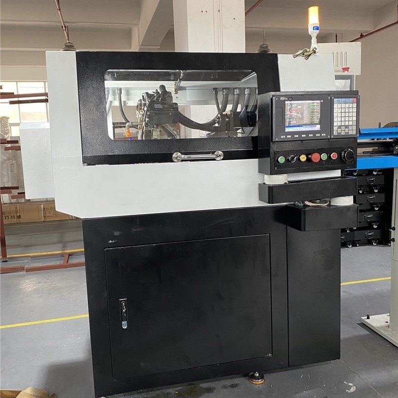 Less Than 7mm China Popular Rotary Turning Cnc Lathe Automatic Milling Machine Small Metal Cutting Lathe Machine