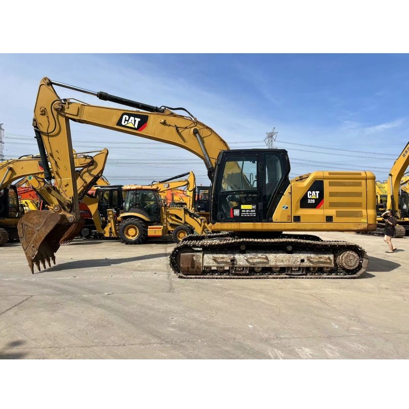 Used machinery Cat 320 excavator Cat C7.1 engine used digger cheap used excavators