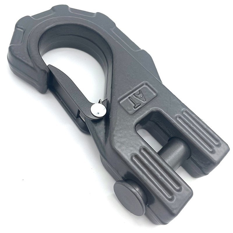 Heavy Forged Winch Hook for Cargo Tow Electric Tractive Off-Road Vehicle Rescue Emergency Tool