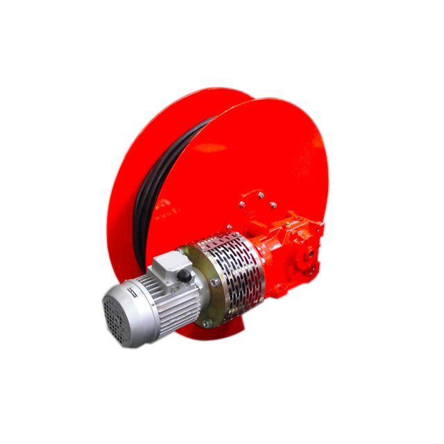 Large power strong strength crane motor coupling cable reel to control cable