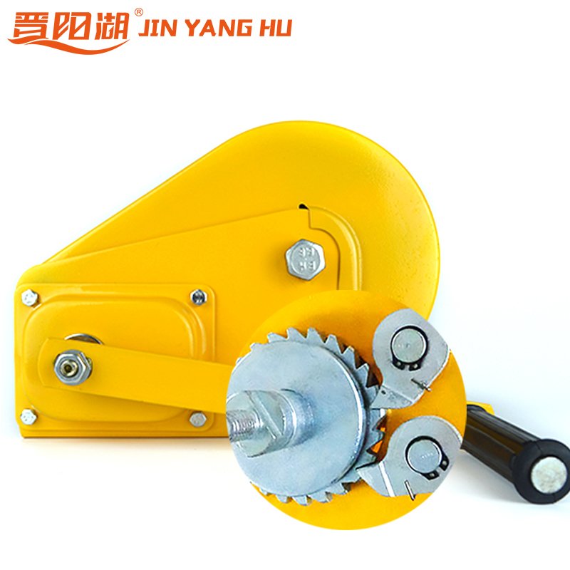 JIN YANG HU Factory Direct 1800lbs Self Locking Manual Winch Hand Winch With 20m Cable