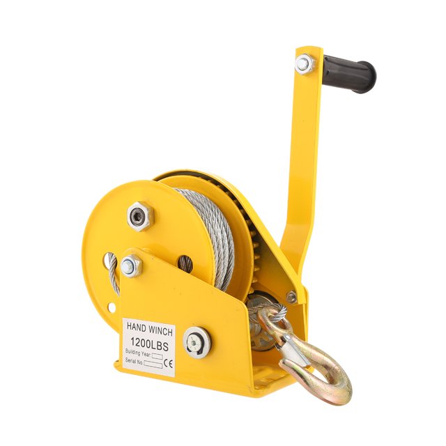 Chinese Manufacturer Manual Pulling Winch 1200 1800 2600lbs small mini hoist wire rope Hand Winches
