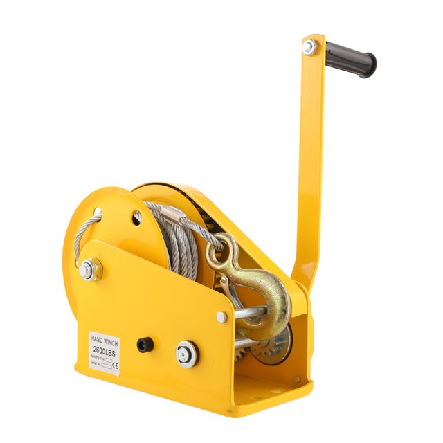 Chinese Manufacturer Manual Pulling Winch 1200 1800 2600lbs small mini hoist wire rope Hand Winches