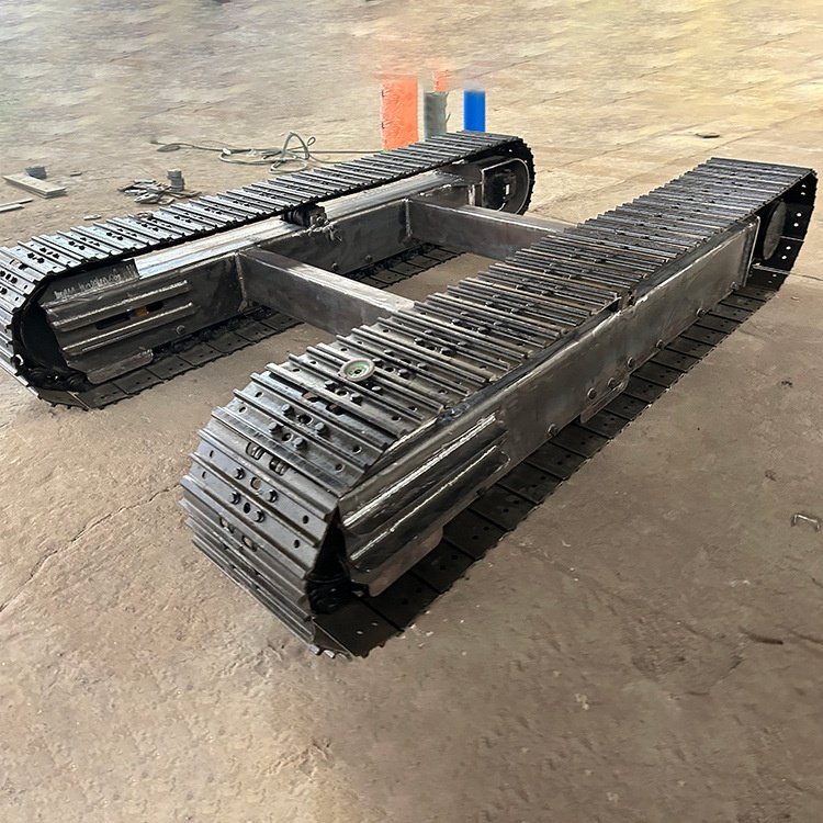Multifunctional Steel Track Assembly Steel Crawler Chassis Undercarriage Track Chassis