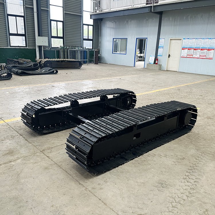 Multifunctional Steel Track Assembly Steel Crawler Chassis Undercarriage Track Chassis