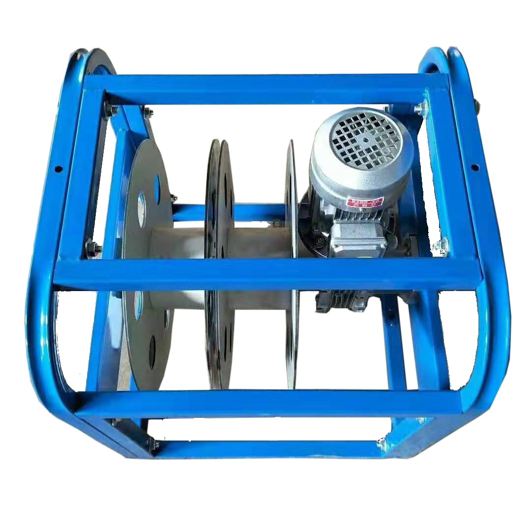 wire rope winch for suspended platform