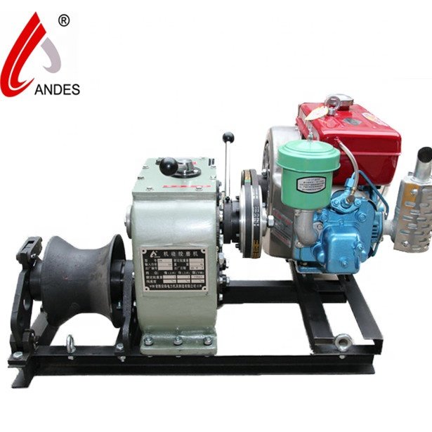 Andes Forestry Diesel Engine Winch For Engineering Use