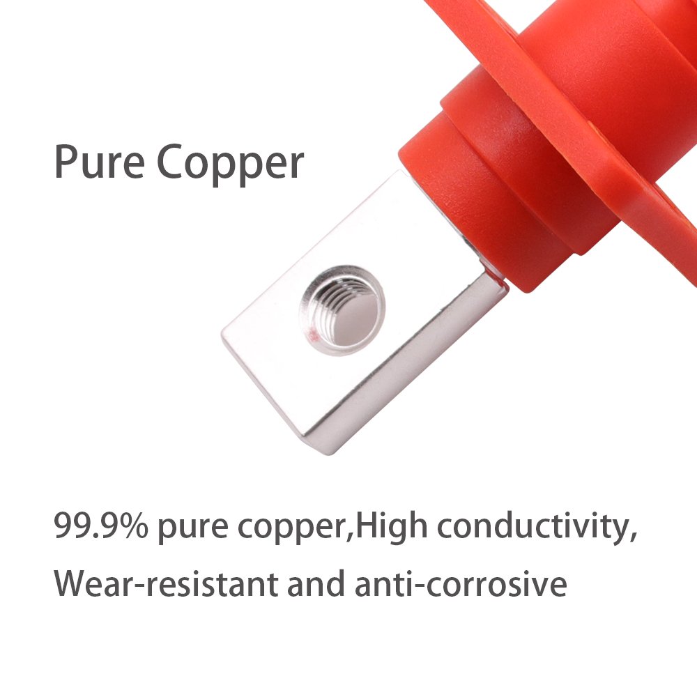 6mm/8mm/12mm 200A/150A/120A Male Female HVIL HV High Voltage Connector 250A/300A/350A 1 Pin EV Energy Storage Battery Connector