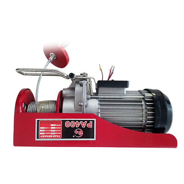 Mini Lift 220v 110v Electric Hoist 100 300 500 1000 Kg Small Wire Rope Crane Hoist With Remote Control